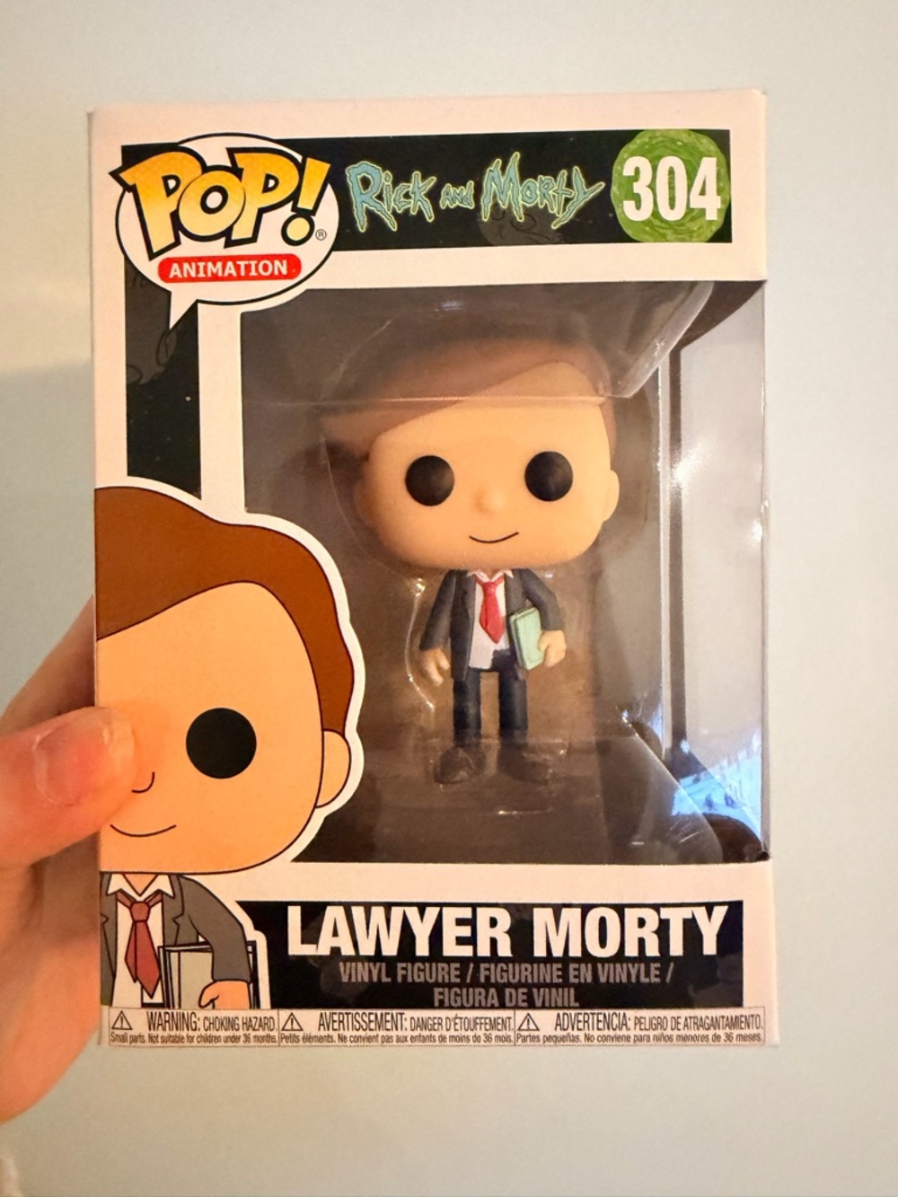 Rick and Morty Lawyer Morty Funko Pop! #304 Animation Vinyl Figure Brand New